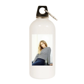 Jennifer Lopez White Water Bottle With Carabiner