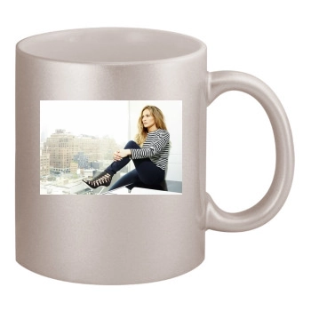 Jennifer Lopez 11oz Metallic Silver Mug