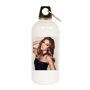 Jennifer Lopez White Water Bottle With Carabiner