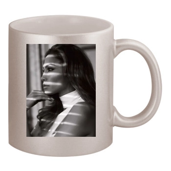 Jennifer Lopez 11oz Metallic Silver Mug