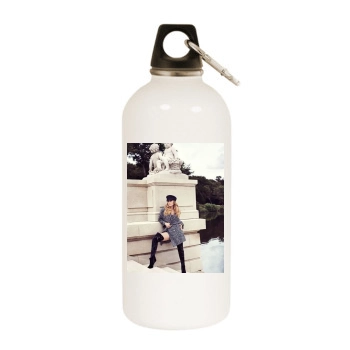 Jennifer Lopez White Water Bottle With Carabiner