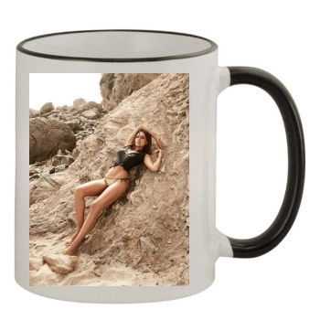 Jessica Alba 11oz Colored Rim & Handle Mug