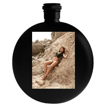 Jessica Alba Round Flask