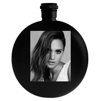 Jessica Alba Round Flask