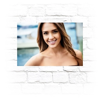 Jessica Alba Metal Wall Art