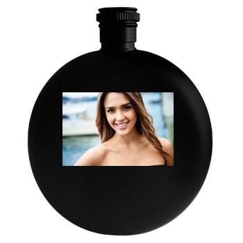 Jessica Alba Round Flask