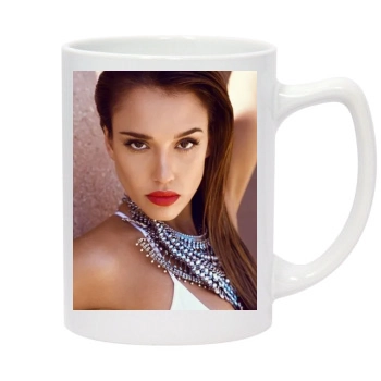 Jessica Alba 14oz White Statesman Mug