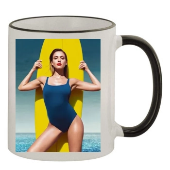 Jessica Alba 11oz Colored Rim & Handle Mug