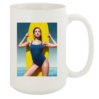 Jessica Alba 15oz White Mug