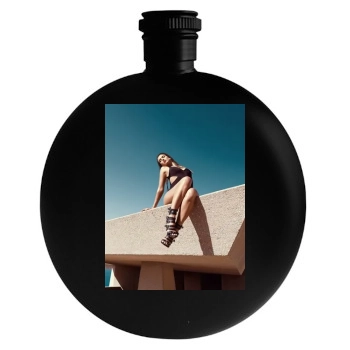 Jessica Alba Round Flask