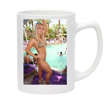 Brooke Hogan 14oz White Statesman Mug