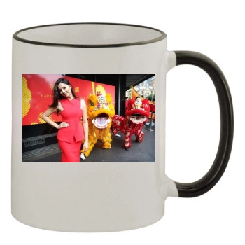 Jessica Gomes 11oz Colored Rim & Handle Mug