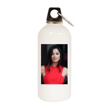 Jessica Gomes White Water Bottle With Carabiner