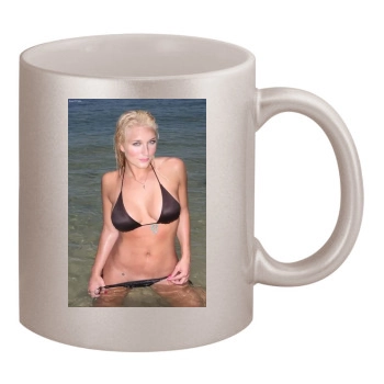 Brooke Hogan 11oz Metallic Silver Mug