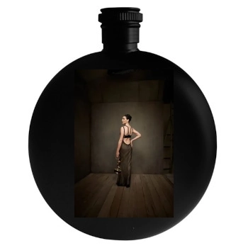 Julianna Margulies Round Flask