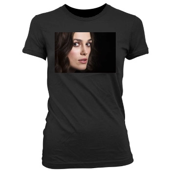 Keira Knightley Women's Junior Cut Crewneck T-Shirt