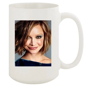 Calista Flockhart 15oz White Mug