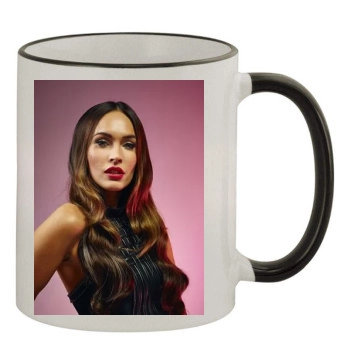 Megan Fox 11oz Colored Rim & Handle Mug