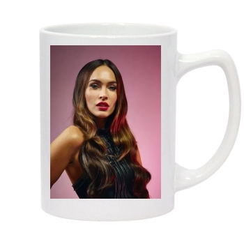 Megan Fox 14oz White Statesman Mug