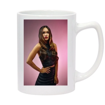 Megan Fox 14oz White Statesman Mug