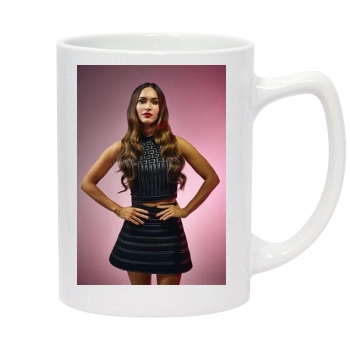 Megan Fox 14oz White Statesman Mug