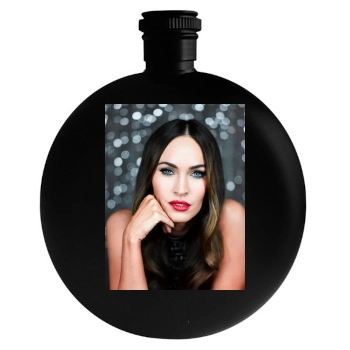 Megan Fox Round Flask