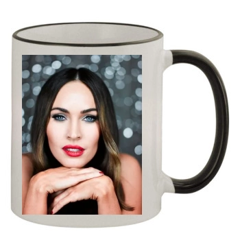 Megan Fox 11oz Colored Rim & Handle Mug