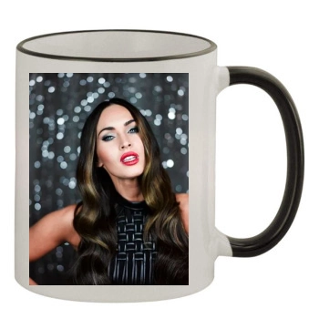 Megan Fox 11oz Colored Rim & Handle Mug