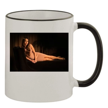 Megan Fox 11oz Colored Rim & Handle Mug