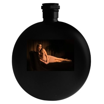 Megan Fox Round Flask