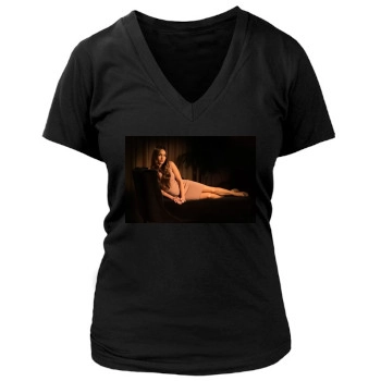 Megan Fox Women's Deep V-Neck TShirt