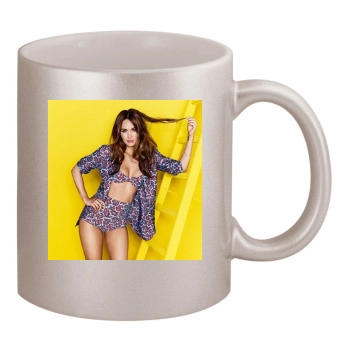 Megan Fox 11oz Metallic Silver Mug