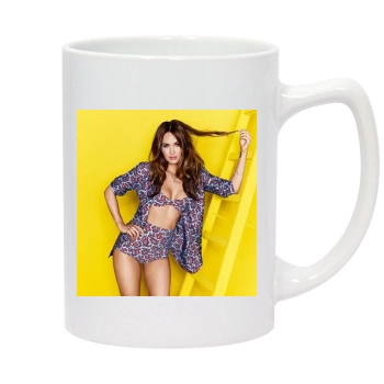 Megan Fox 14oz White Statesman Mug