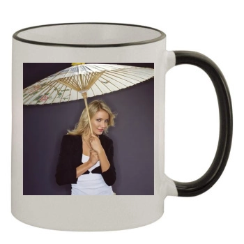 Cameron Diaz 11oz Colored Rim & Handle Mug