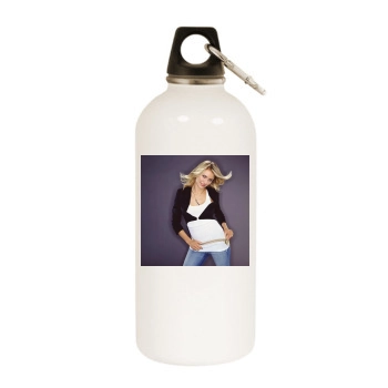 Cameron Diaz White Water Bottle With Carabiner