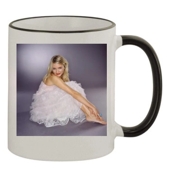 Cameron Diaz 11oz Colored Rim & Handle Mug