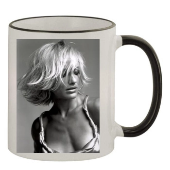 Cameron Diaz 11oz Colored Rim & Handle Mug