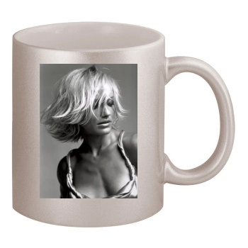 Cameron Diaz 11oz Metallic Silver Mug