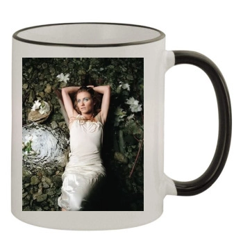 Cameron Diaz 11oz Colored Rim & Handle Mug