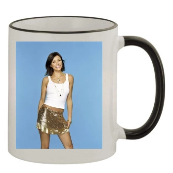 Cameron Diaz 11oz Colored Rim & Handle Mug