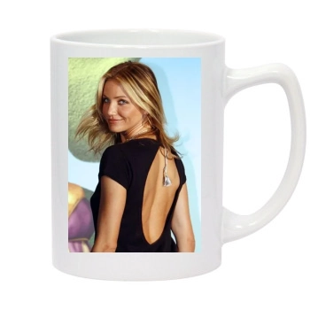 Cameron Diaz 14oz White Statesman Mug