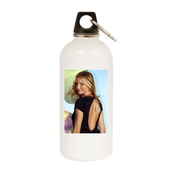 Cameron Diaz White Water Bottle With Carabiner