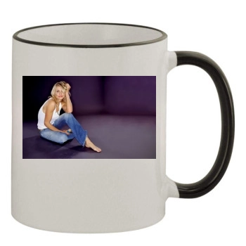 Cameron Diaz 11oz Colored Rim & Handle Mug