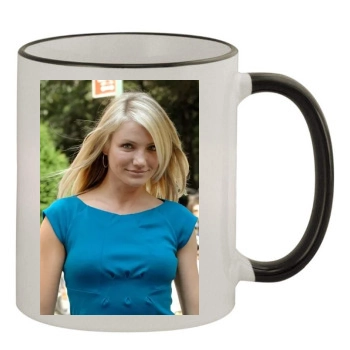 Cameron Diaz 11oz Colored Rim & Handle Mug