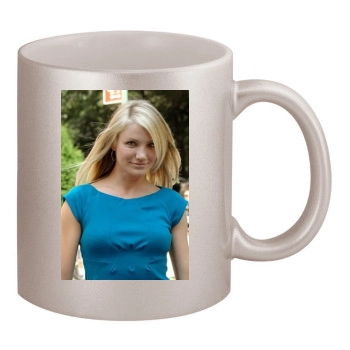 Cameron Diaz 11oz Metallic Silver Mug