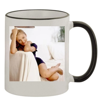 Cameron Diaz 11oz Colored Rim & Handle Mug