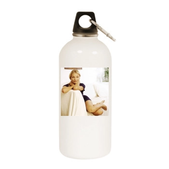 Cameron Diaz White Water Bottle With Carabiner