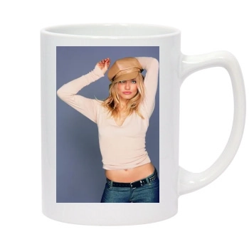 Cameron Diaz 14oz White Statesman Mug