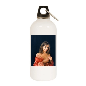 Cameron Diaz White Water Bottle With Carabiner