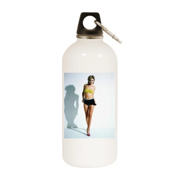 Cameron Diaz White Water Bottle With Carabiner